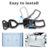 2 PCS Black Toggle Latch Clamp 300lbs Heavy Duty Adjustable
