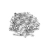 Partuto 20pcs Console Dash Panel Metal Retainer Trim Rivets Clips