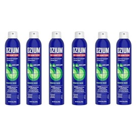 Ozium 8 Oz. Air Sanitizer for Homes, Cars, Offices and More, Country Fresh, 6 Packs
