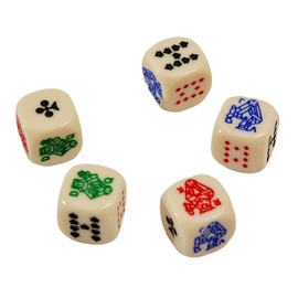 Bello Games Set of 5 Poker Dice