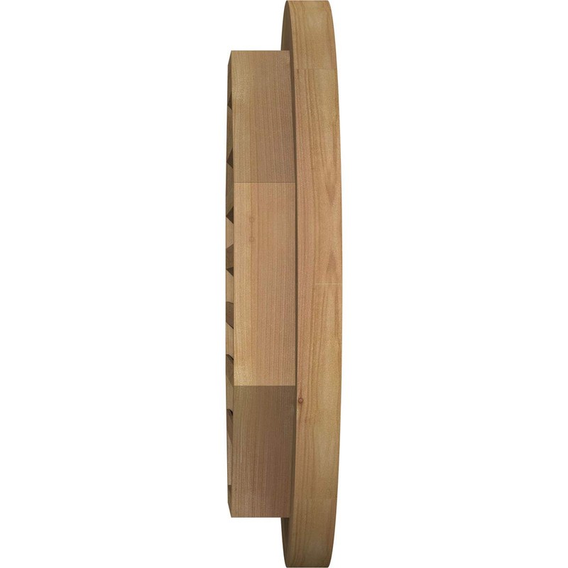Ekena Millwork GVWRO12X1200SFUWR Round Gable Vent Gable Vent, 12"W x