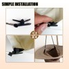 GAQWOK Hat Strap 2PCS, Adjustable with Clips, Very Suitable for