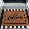 Welcome Stencils for Doormat 27.5” Cat Door Mat Stencil Enter