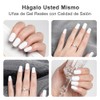 Cherimoya 14Pzs Tiras de Uñas de UV gel Semicuradas