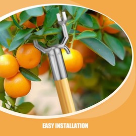 iplusmile Pack of 4 Support Forks for Fruit Trees Orchard Round Branch Support Supports AST Support Crutch Tool Branch Support Metal Heavy Guard Fix Aluminium Alloy Silver