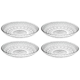 Barski Glass - Bowl - for Soup - Dessert - Pasta - Soup Plate - Designed -Set of 4-8.2" Diameter - Made in Europe