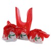 100Pcs Christmas Gift Bag Cute Food Grade Eco Friendly Reusable