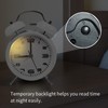Miowachi 4 inches Twin Bell Alarm Clock,with Backlight Loud Ring