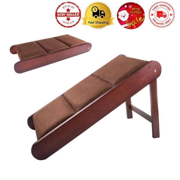 Does not apply Foldable Wooden Pet Ramp Freestanding Cat Dog
