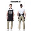 Miracu Funny Apron for Men, Women - Funny Dad Gifts,