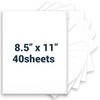 White Cardstock 8.5 x 11, Thick Printer Paper 75 lb/200