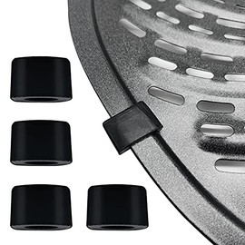 Protectores de goma para freidora de aire, 4 piezas de goma premium, piezas de silicona, puntas de goma, cubierta protectora antiarañazos para bandeja de freidora de aire, pieza de repuesto para chefman Gowise PowerXL Dash etc