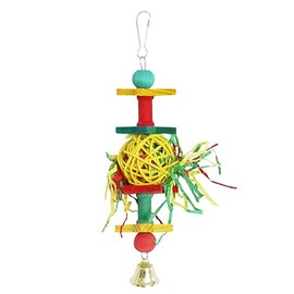 Juguetes para Masticar Loros | Juguetes de trituración de pájaros para Entretenimiento y Ejercicio - Artesanía Creativa para Jaula de pájaros para jerbos, cacatúas, periquitos, Pollos