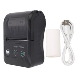58mm Portable Mini Thermal QR Code Printer 2in Cordless USB Receipt Ticket Thermal Printer for Android