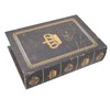 Book Shape Storage Box Large Capacity Wooden European Style Decorative