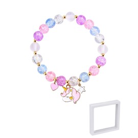 JUKOTA Einhorn Armband, Geschenke für Jungen und Mädchen, Geburtstag, Weihnachten, Valentinstag, Ostern, Kindergarten, Vorschule,erster Schultag, Abschlussgeschenke