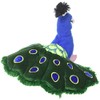 Fiesta Toys Cute Bird Plush - 8" Peacock