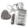 YIKECASE Key Fob Cover with Diamond Keychain Car Key Holder