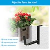 4 Pack Window Box Brackets,Adjustable Planter Box Brackets for Planter