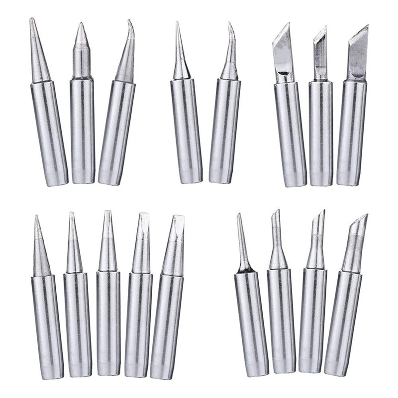 Pack of 12 900 m Soldering Tips, Replacement Soldering Tips