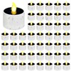 LECEHIVO 30 Pcs Solar Power Tea Lights Reusable Flameless Candle