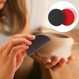 TXXATX 800 Körnung Schleifschwamm 8 Stück Schleifschwamm Holz Rund Schleifpad Weiches Schleifpads Wiederverwendbare Schleifschwämme Flexibles Lack Schleifpapier für Trockenbau Metall Modellbau