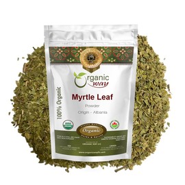 Organic Way Myrtle Leaf Powder (Myrtus communis) - European Wild-Harvest | Organic & Kosher Certified | Raw, Vegan, Non GMO & Gluten Free | USDA Certified | Origin - Albania (1Lbs / 16Oz)