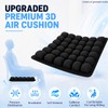 Soudur Airplane Seat Cushion,Inflatable Seat Cushion with Built in Press