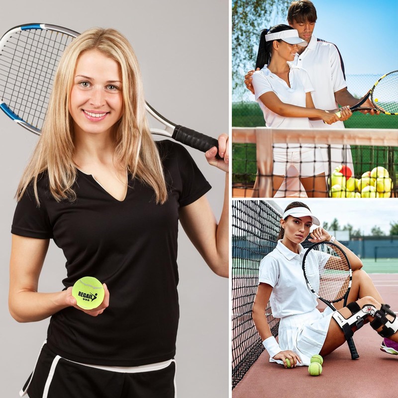 Snowtain 5 Pcs Tennis Ball and String Replacement, Self Practice