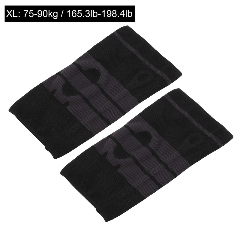 2Pcs Winter Knee Brace Protector Anti Slip Knee Compression Sleeve
