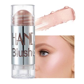 GL-Turelifes Blush Stick Blush Cream Moisturizing, Highlighter&Trimming Rouge Pen, Glow and Mood Boosting Blushes Stick Cheek Makeup Adds Shimmer, Easy To Use (#02)