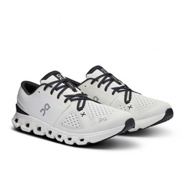 On Men's Cloud X 4, Ivory/Black, 10.5 Medium US