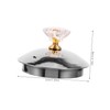 Zerodeko 4pcs Whistling Kettle Lid Heating Kettle Cover Hot Water