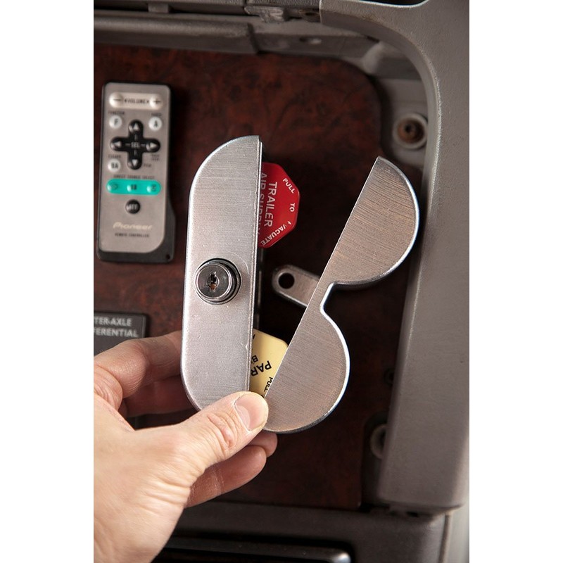 Jendyk YOKEMK4-KA Double Knob Tractor Air Brake Lock (Keyed Alike),