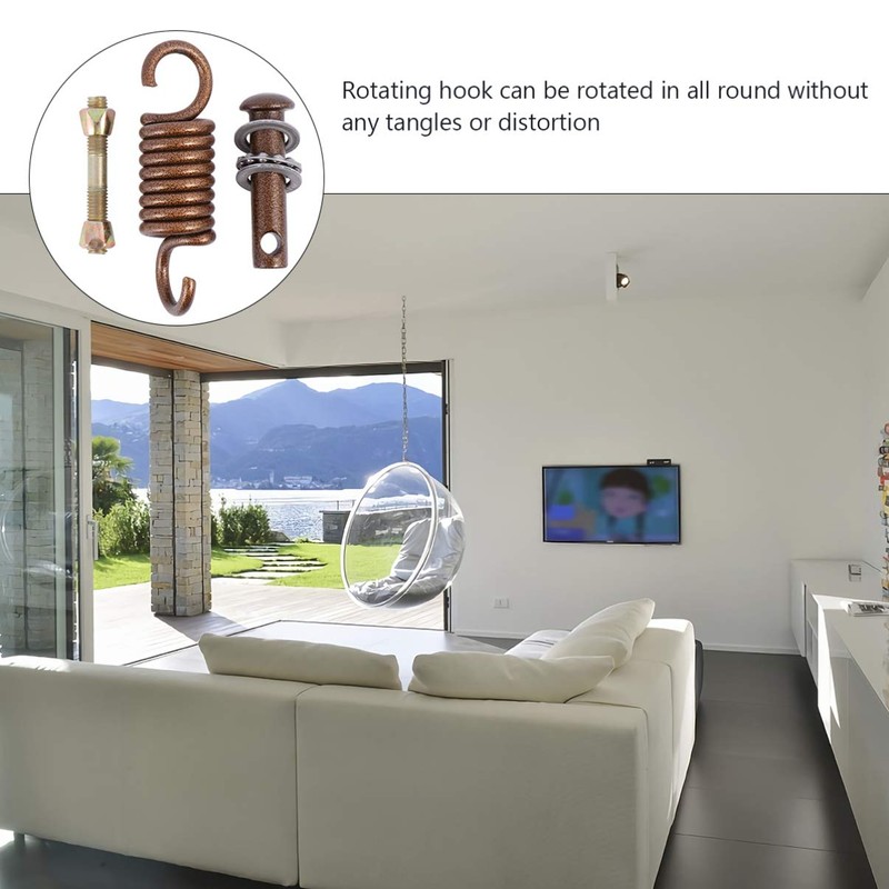 Cabilock 1 Set Hammock Hanging Kit Heavy Duty Swing Spring