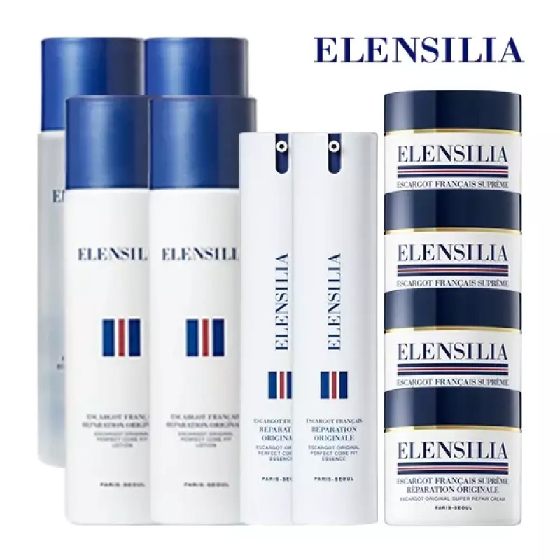 Ellensilla [완/벽/더/블] 엘렌실라 슈퍼 달팽이 기초화장품 풀세트 ( 크림만 4통