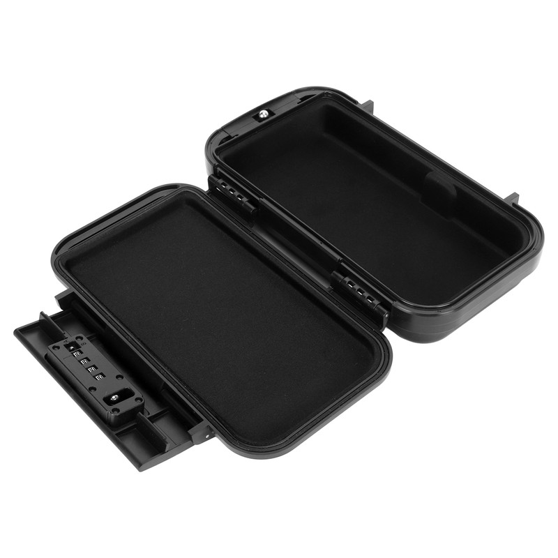 Portable Security Case Lock Box Safe Mini Travel Safe 4