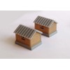 Outland Models Train Railway Layout Country Farm House Shed Cottage