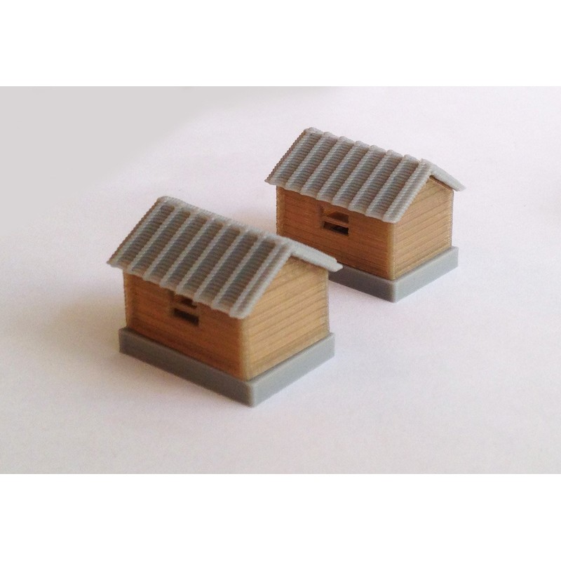 Outland Models Train Railway Layout Country Farm House Shed Cottage