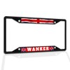 Fastasticdeals Metal Insert License Plate Frame Wanker Britain England British