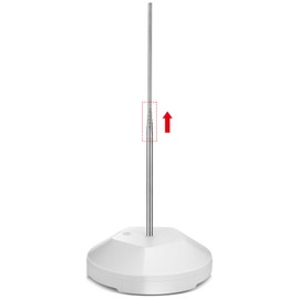 MorningRo Pool Float Storage Rack Pool Float Holder Stainless Steel Equipment Holder Water Filling Base Portable Scalable Outdoor Rack for Swimming Outdoor Storage(13 x 78 in,White)