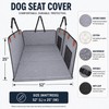 Dog Car Seat Cover for Travel – Waterproof Back Seat
