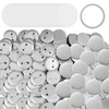 200 Sets 58mm/2.25" Button Maker Supplies, Complete DIY Supplies for