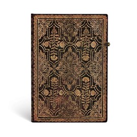 Mahogany Journal: Unlined Grande (Fall Filigree)