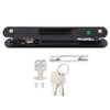 Hook Lock for Sliding Door, Hook Lock, One-sided Closure, Movable