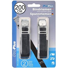 ProPlus Bandages 18 x 2000 mm Black Polyester Pack of 2