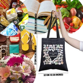 PWHAOO Travel Lover Gift All You Need Is A Passport Tote Bag Wanderlust Handbag Traveler Traveling Gift (All You Need Is A Passport T)
