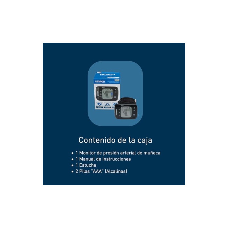 OMRON HEM-6232T Intelli IT Baumanómetro Digital de Muñeca Portátil con