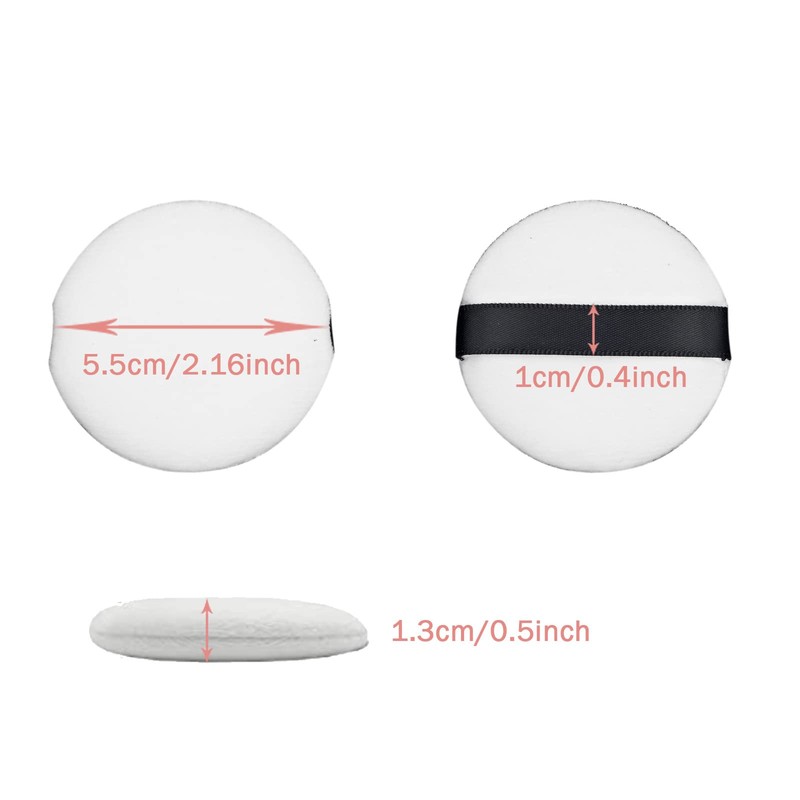 4PCS Powder Puff 2.16 inch Powder Makeup Puffs Pads Makeup