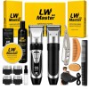 Kit para Barba LWMaster Profesional de 18 Piezas con Recortadora,
